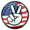 Peace Fingers Button